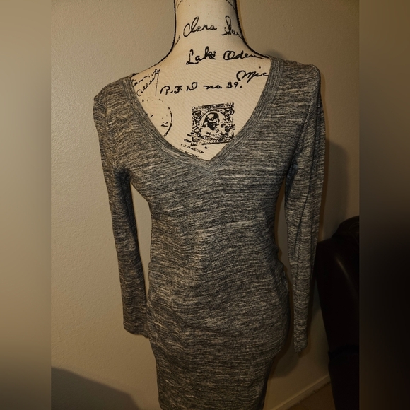 H & M Womans Maternity Long Sleeve Bodycon Dress Size S - Picture 2 of 10